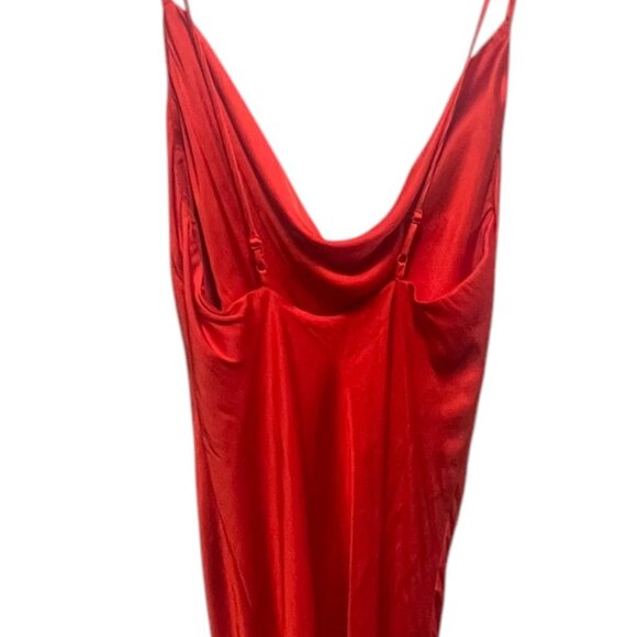 Bardot Red Midi Dress - Picture 6 of 7